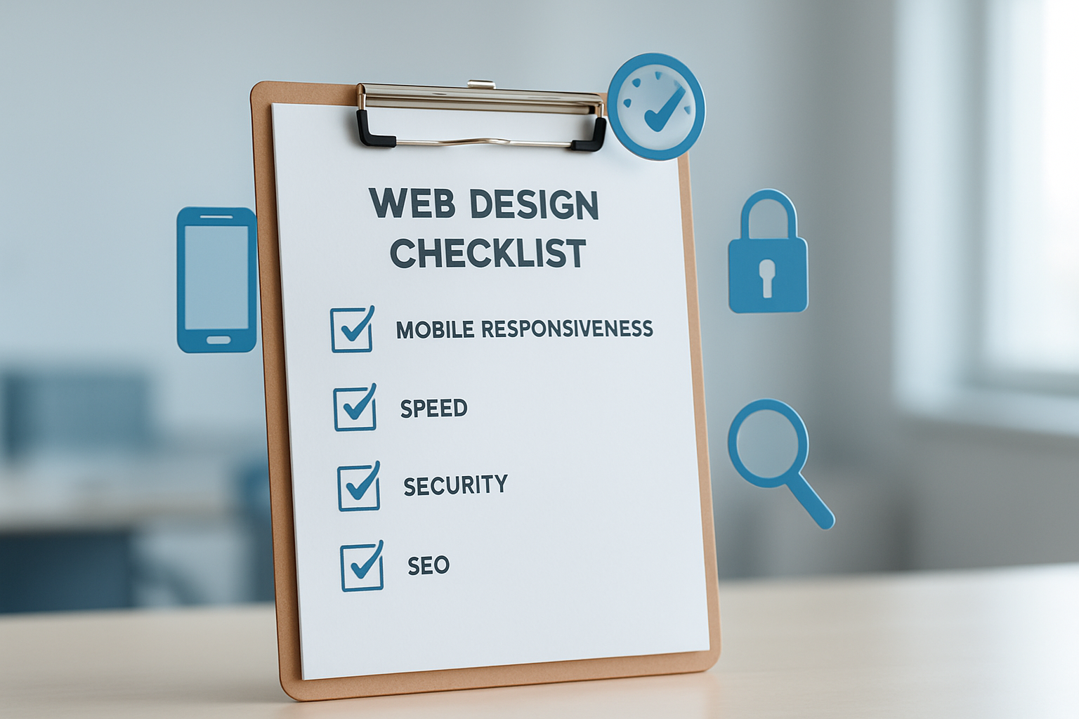 Lista de requisitos esenciales para una página web corporativa profesional