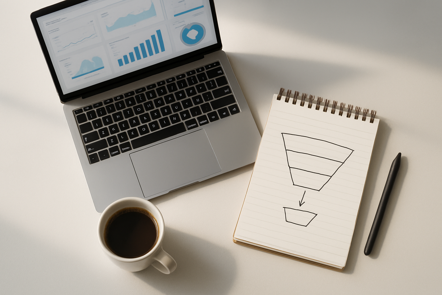 Proceso paso a paso para diseñar un embudo de conversión personalizado con análisis y planificación digital